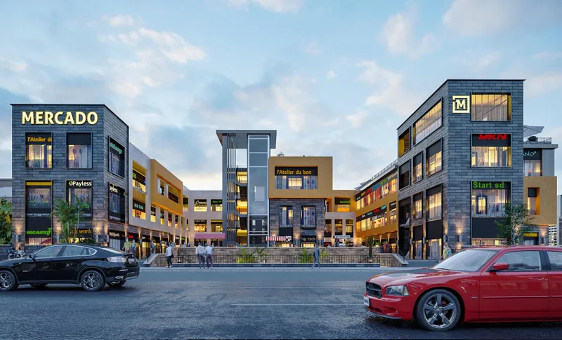 Mercado Mall commercial units for rent in El Shorouk — premium retail destination